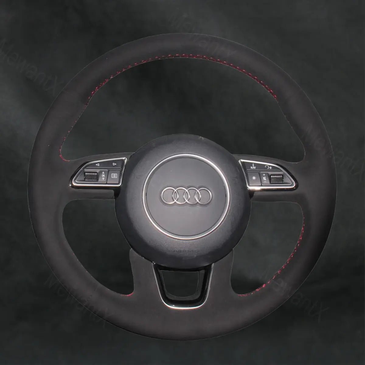Steering Wheel Cover For Audi Q3 2015 - 2018 - Mewantx