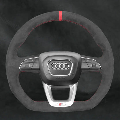 Steering Wheel Cover For Audi Q5 FY 2017 - 2022 - Mewantx