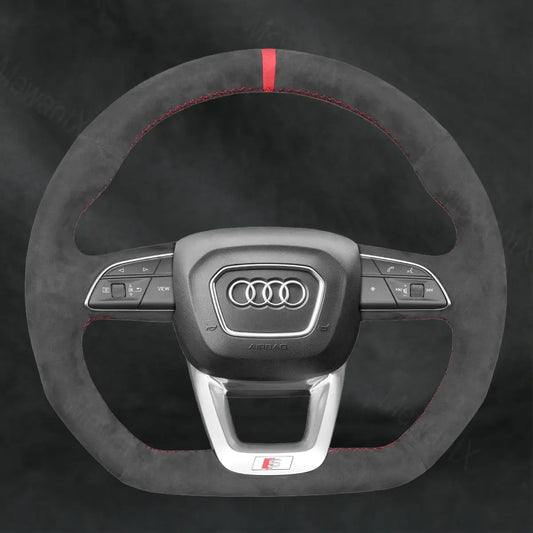 Steering Wheel Cover For Audi Q7 SQ7 4M 2015 - 2022 - Mewantx