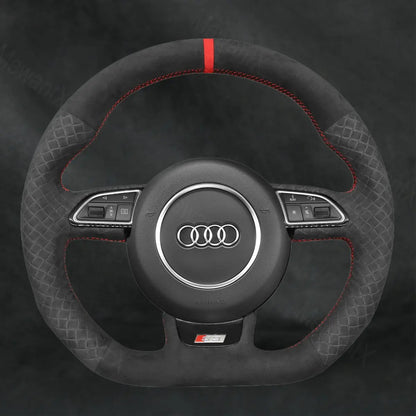 Steering Wheel Cover For Audi S4 2013 - 2016 - Mewantx