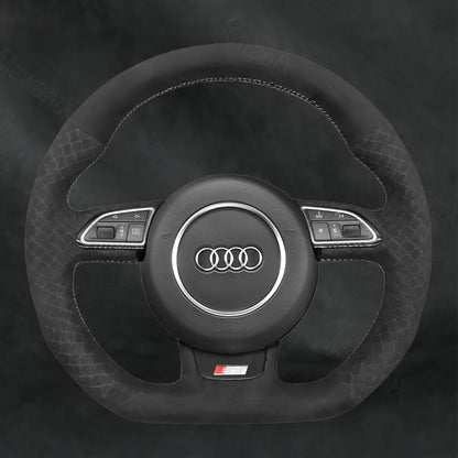 Steering Wheel Cover For Audi S4 2013 - 2016 - Mewantx