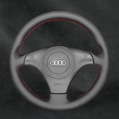 Steering Wheel Cover For Audi S4 B5 Saloon Avant 1997 - 2001 - Mewantx