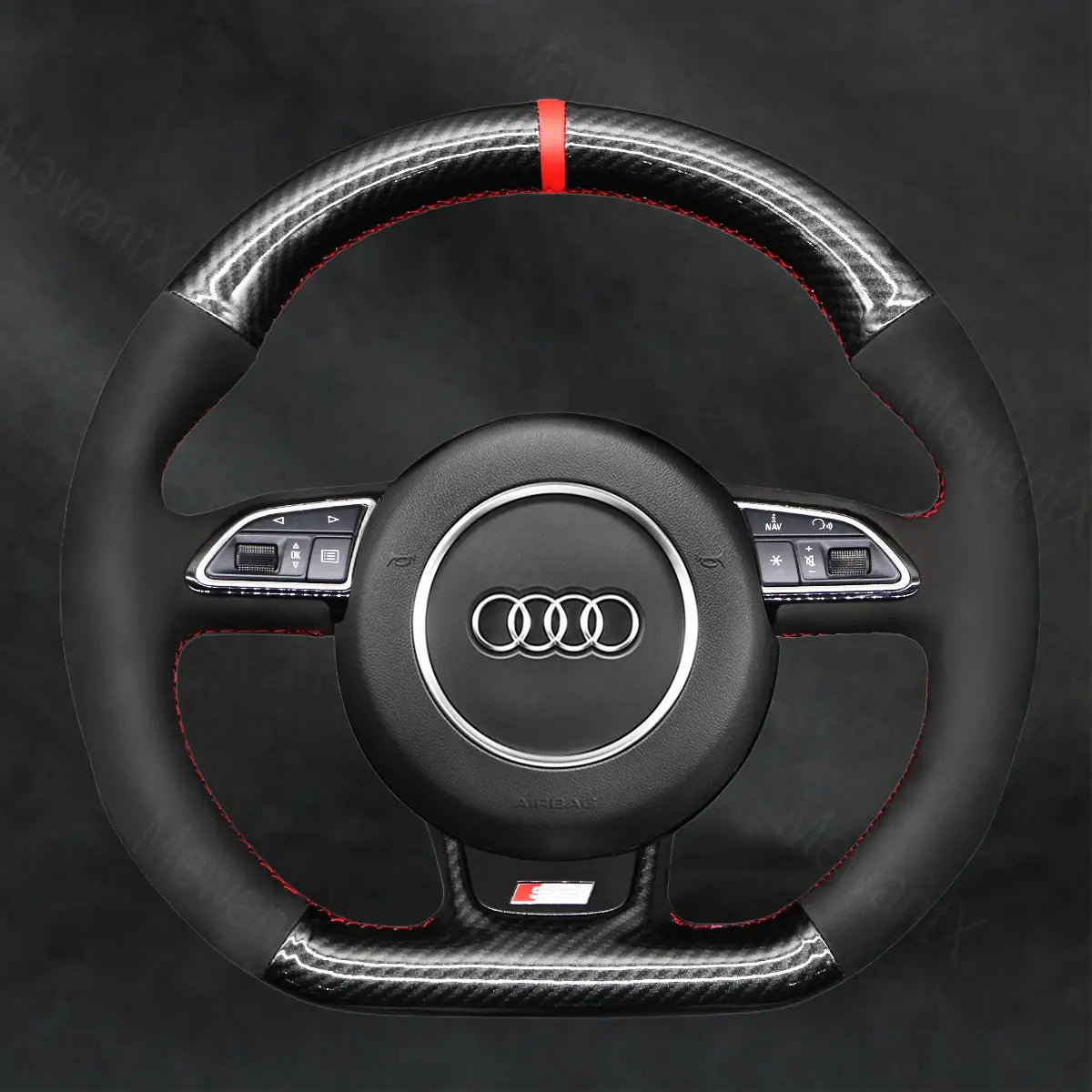 Steering Wheel Cover For Audi S6 2013-2018