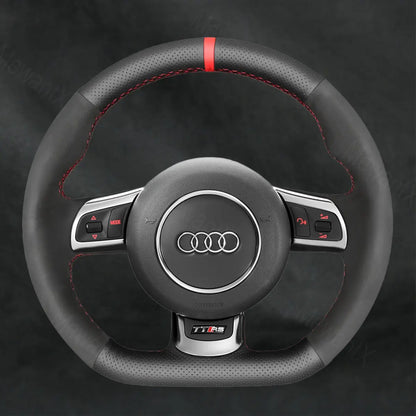 Steering Wheel Cover For Audi TT RS 8J Coupe Cabriolet 2009-2014
