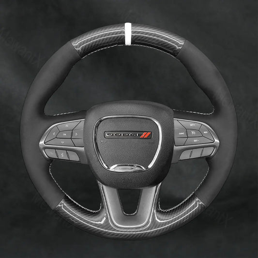 Steering Wheel Cover For Dodge Challenger 2015 - 2020 - Mewantx