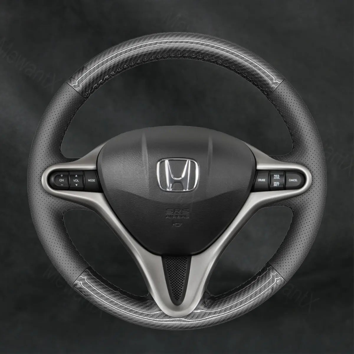 Steering Wheel Cover For For Honda City 2009 - 2013 - Mewantx