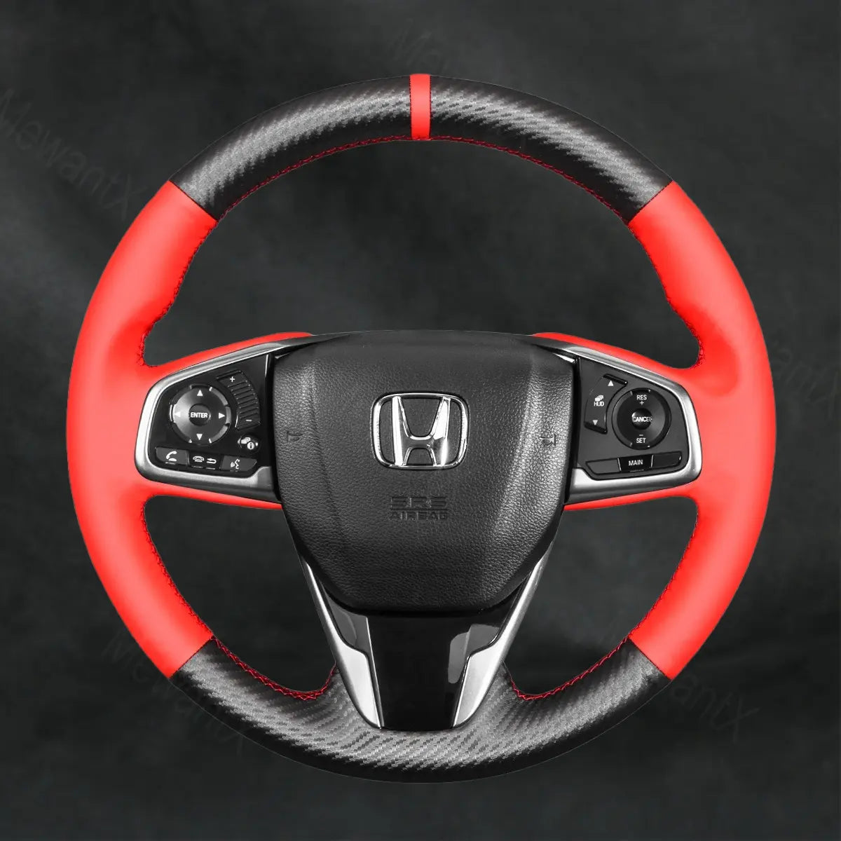 Steering Wheel Cover For For Honda Civic 10 2017 - 2021 - Mewantx