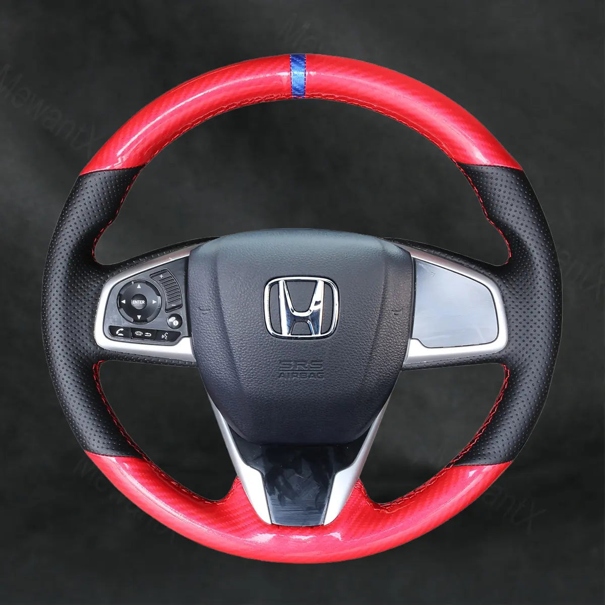 Steering Wheel Cover For For Honda Civic 10 2017 - 2021 - Mewantx