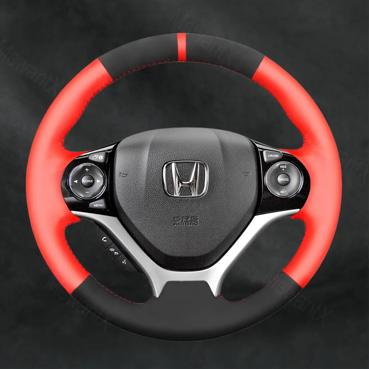 Steering Wheel Cover For For Honda Civic 9 2012 - 2017 - Mewantx