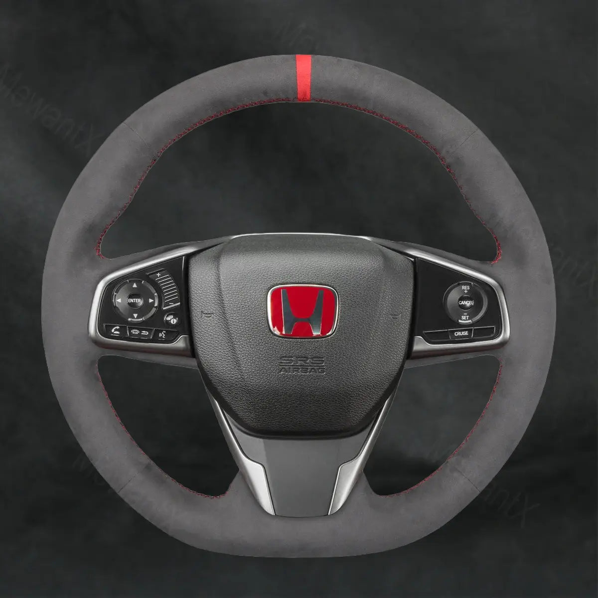 Steering Wheel Cover For For Honda Civic Type R 2017 - 2021 - Mewantx