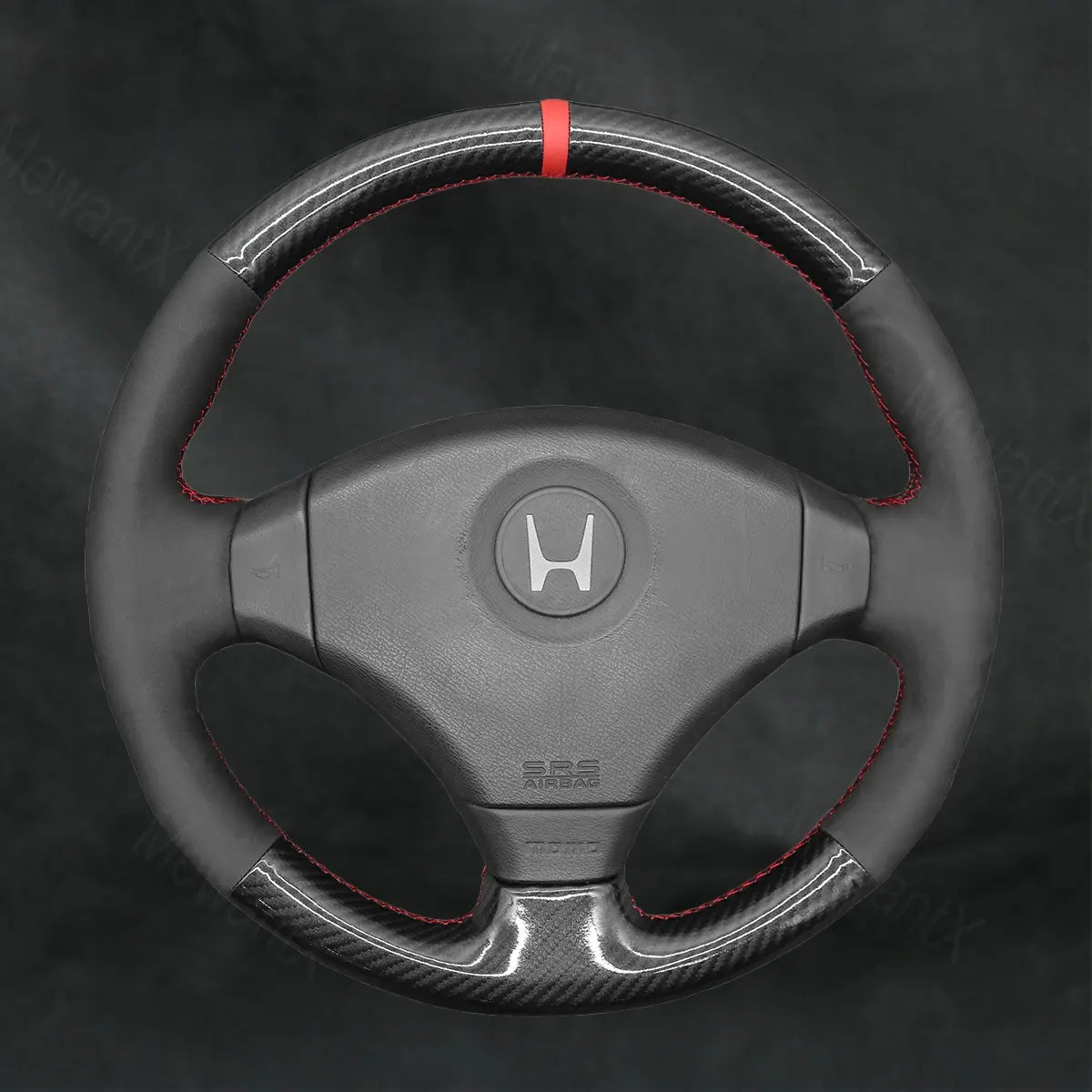 Steering Wheel Cover For For Honda Civic Type R EK9 1997 - 2000 - Mewantx