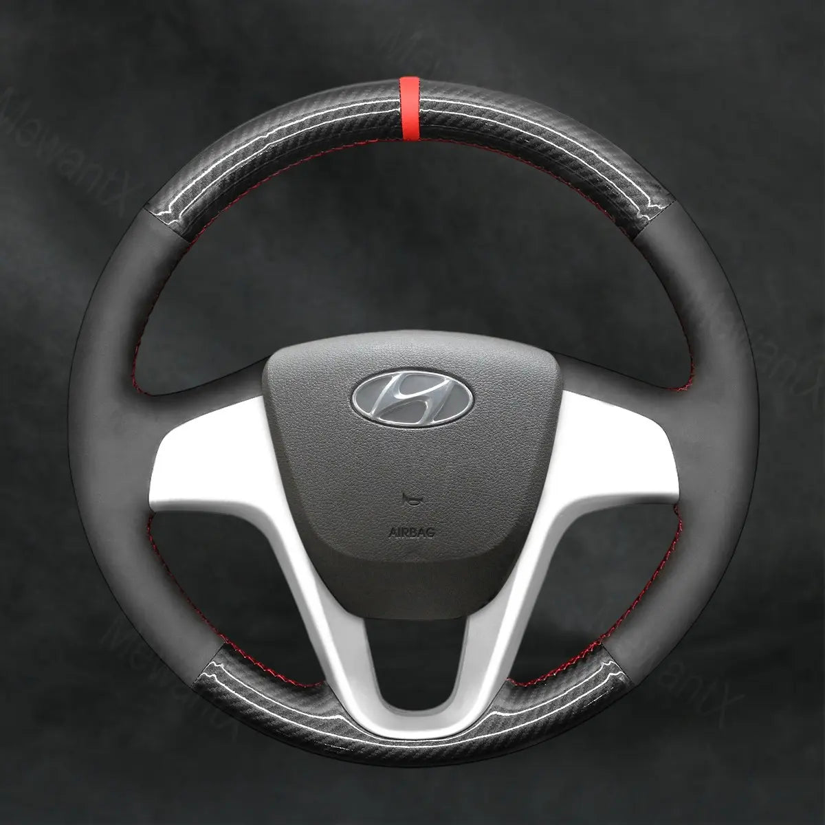 Steering Wheel Cover For Hyundai Accent 2011 - 2019 - Mewantx