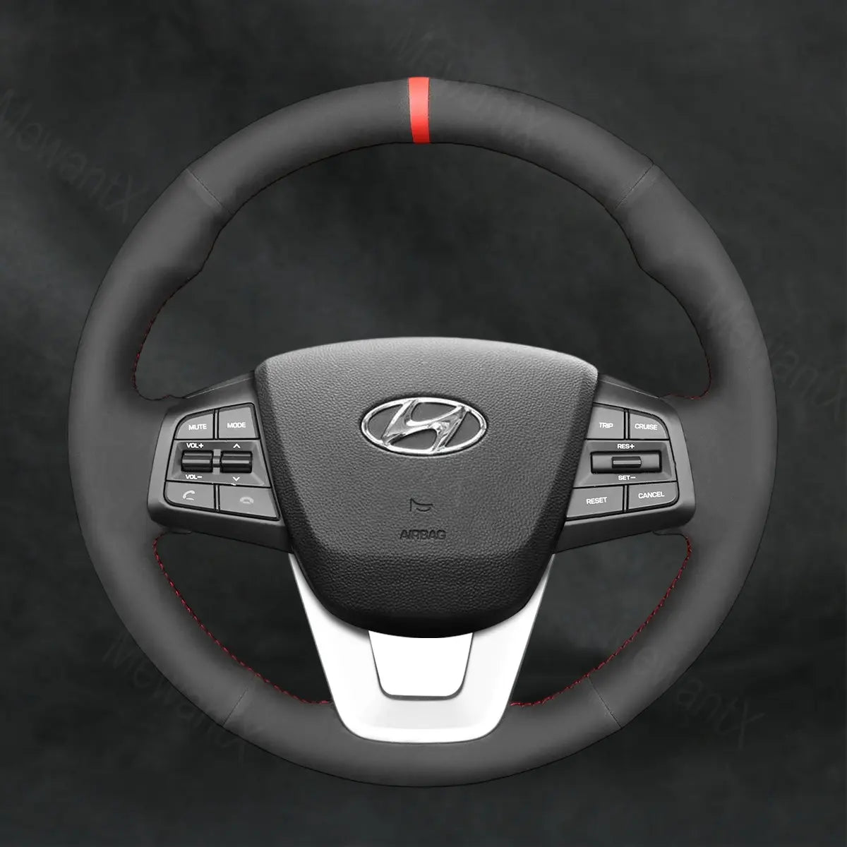 Steering Wheel Cover For Hyundai Creta 2016 - 2021 - Mewantx