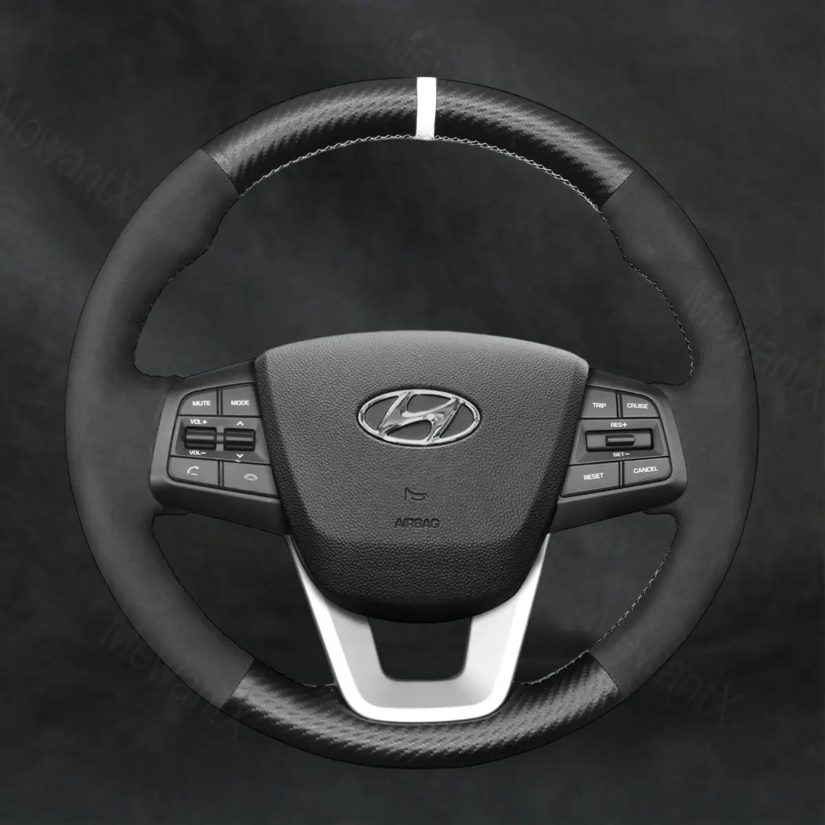 Steering Wheel Cover For Hyundai Creta 2016 - 2021 - Mewantx