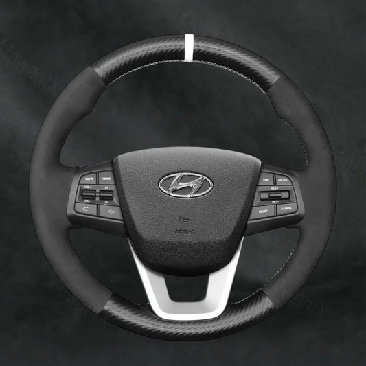Steering Wheel Cover For Hyundai Creta 2016 - 2021 - Mewantx