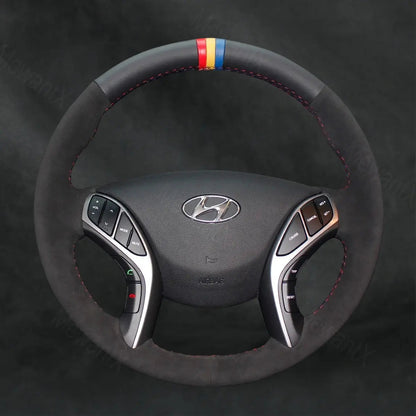 Discover MewantX Custom Steering Wheel Cover For Hyundai Elantra 2011 - 2016 Mewant delivers comfort, grip, style, protection and durable quality.