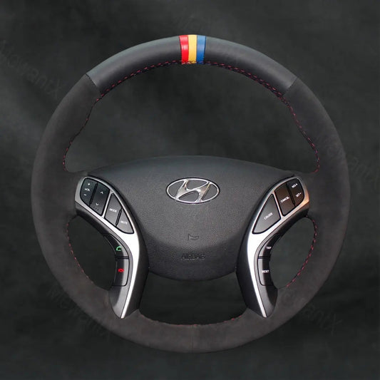 Discover MewantX Custom Steering Wheel Cover For Hyundai Elantra 2011 - 2016 Mewant delivers comfort, grip, style, protection and durable quality.