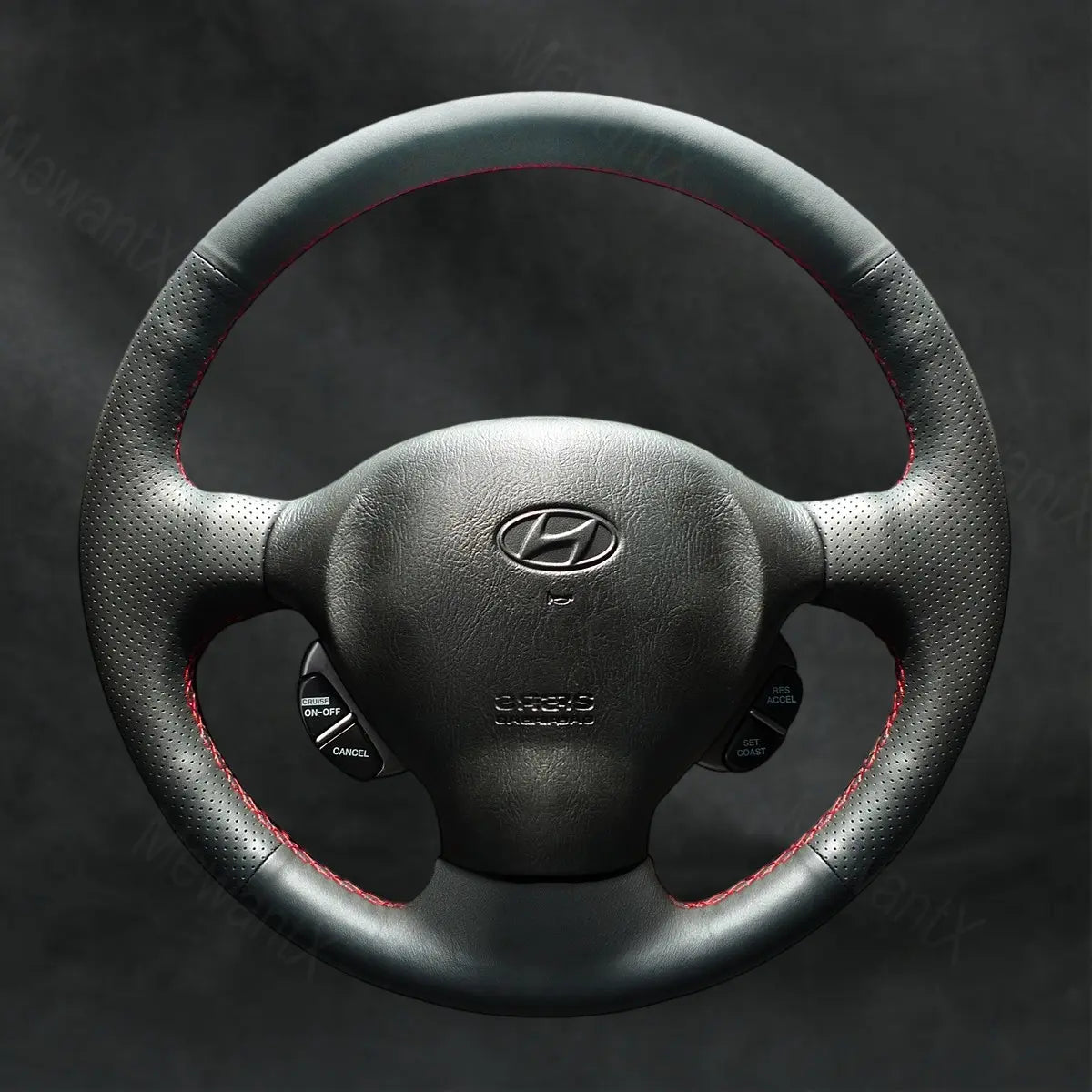 Steering Wheel Cover For Hyundai Santa Fe 2000 - 2006 - Mewantx