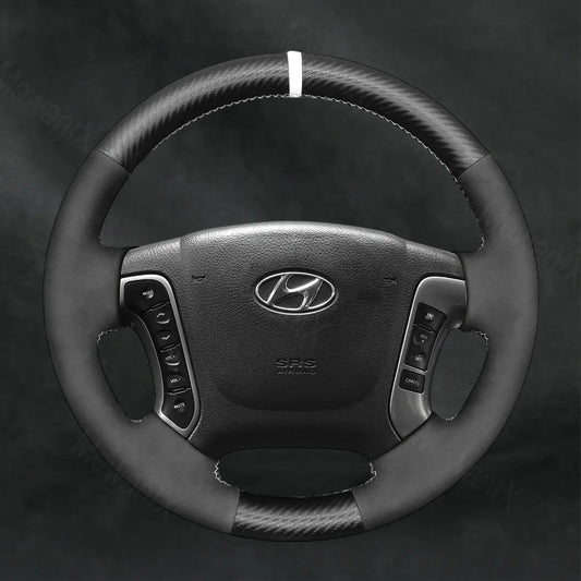 Steering Wheel Cover For Hyundai Santa Fe 2006 - 2012 - Mewantx