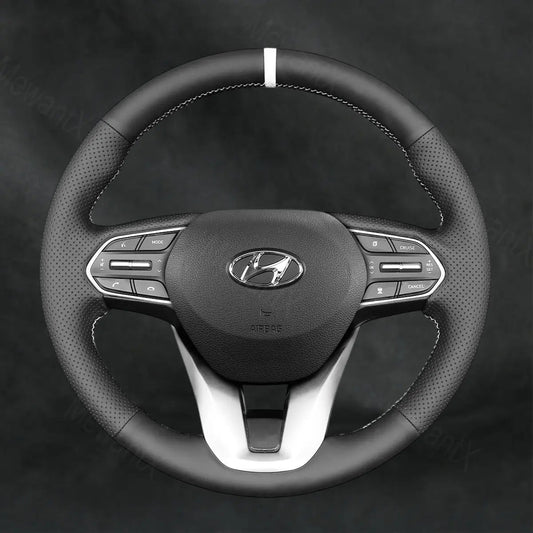 Steering Wheel Cover For Hyundai Santa Fe IV 2018 - 2023 - Mewantx