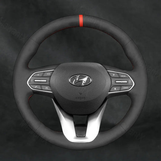 Steering Wheel Cover For Hyundai Santa Fe IV 2018 - 2023 - Mewantx