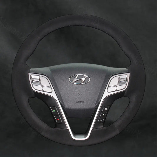 Steering Wheel Cover For Hyundai Santa Fe Sport 2012 - 2018 - Mewantx