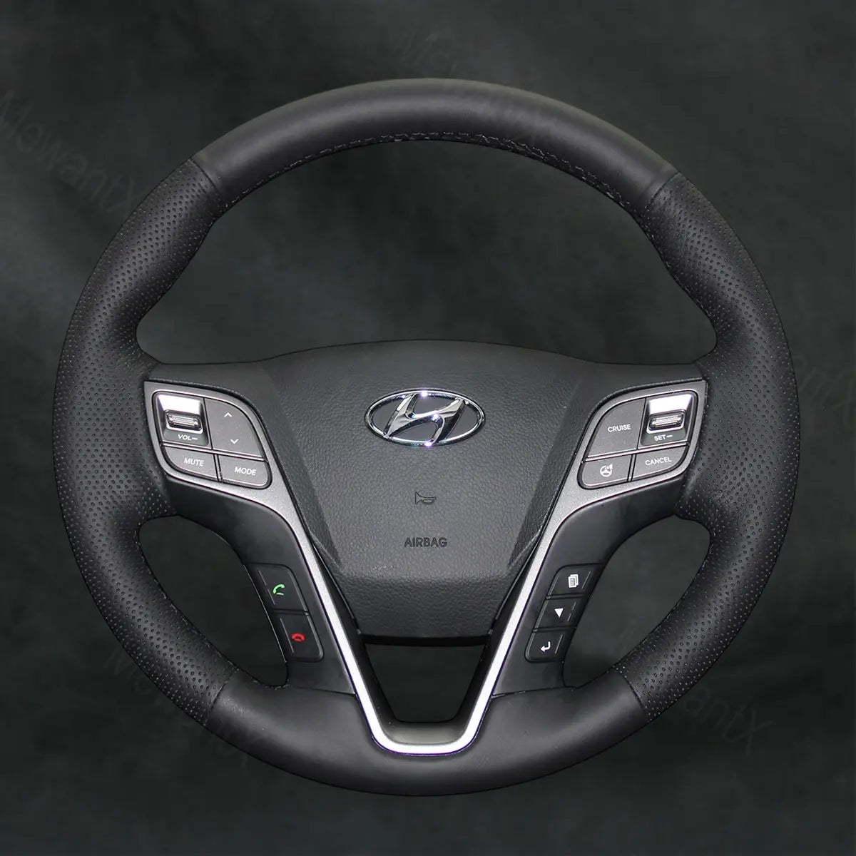 Steering Wheel Cover For Hyundai Santa Fe Sport 2012 - 2018 - Mewantx