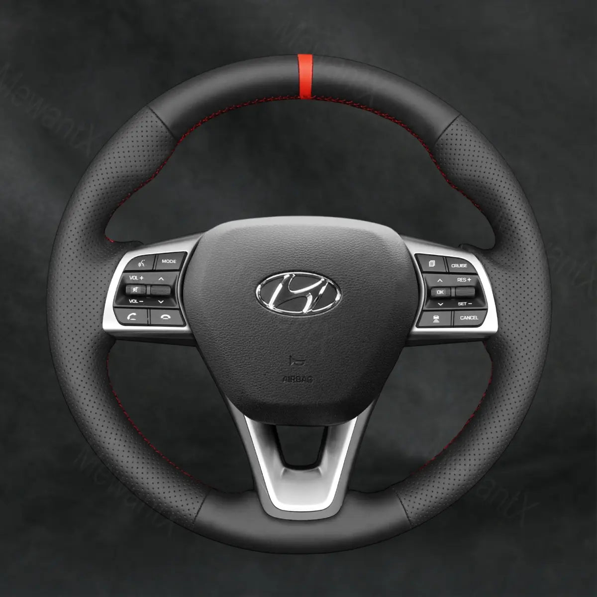 Steering Wheel Cover For Hyundai Sonata VIILF 2015 - 2019 - Mewantx