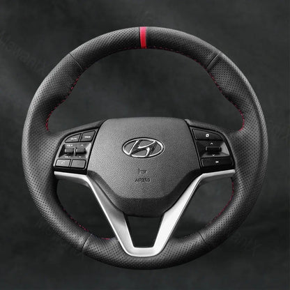 Steering Wheel Cover For Hyundai Tucson III 2015 - 2021 - Mewantx