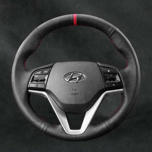 Steering Wheel Cover For Hyundai Tucson III 2015 - 2021 - Mewantx