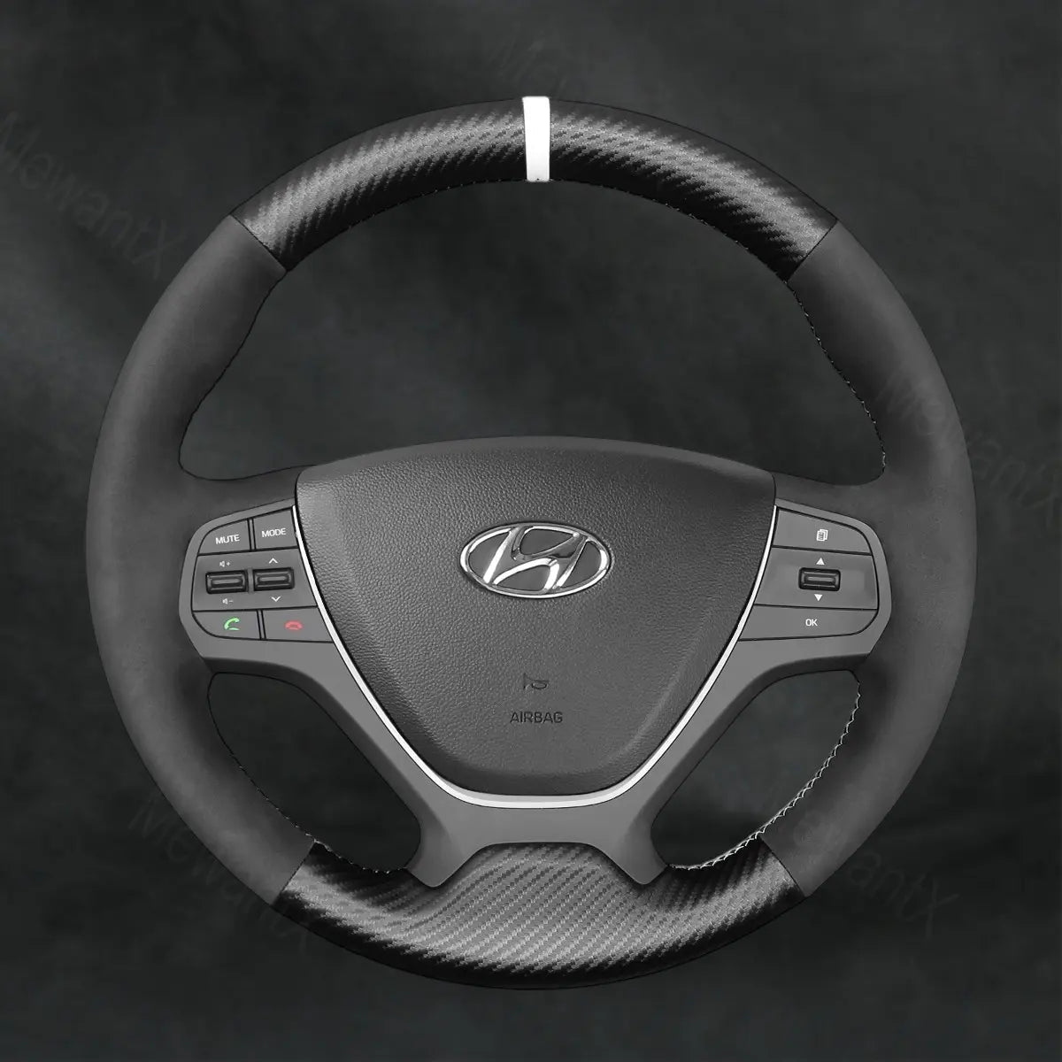 Steering Wheel Cover For Hyundai i20 2015 - 2020 - Mewantx