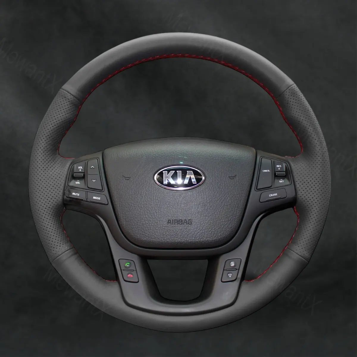 Steering Wheel Cover For Kia Cadenza 2014 - 2016 - Mewantx