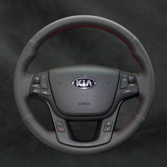 Steering Wheel Cover For Kia Cadenza 2014 - 2016 - Mewantx