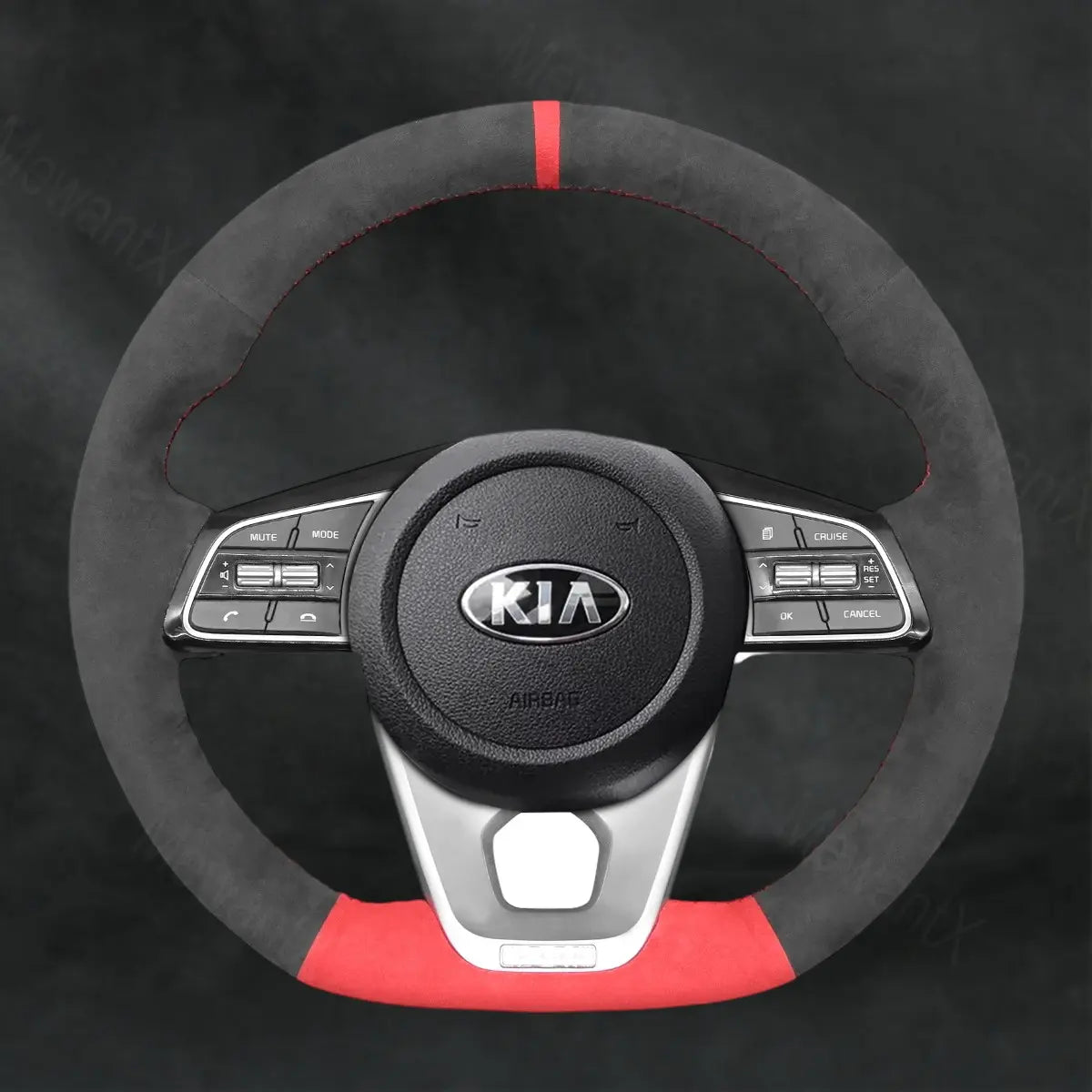 Steering Wheel Cover For Kia Forte GT GT - Line 2019 - 2022 - Mewantx