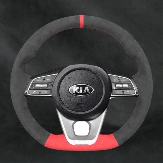 Steering Wheel Cover For Kia Forte GT GT - Line 2019 - 2022 - Mewantx