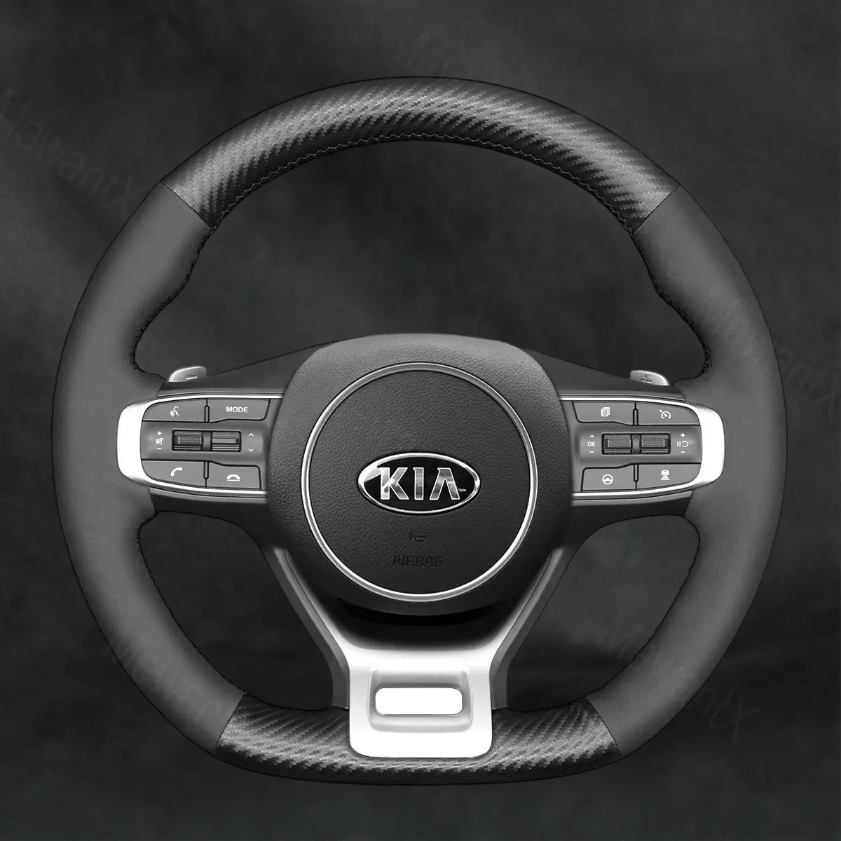 Steering Wheel Cover For Kia K5 GT GT-Line 2021-2022