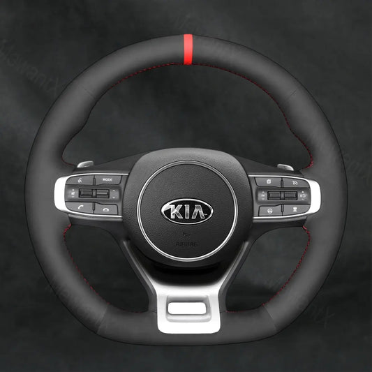 Steering Wheel Cover For Kia K5 GT GT - Line 2021 - 2022 - Mewantx