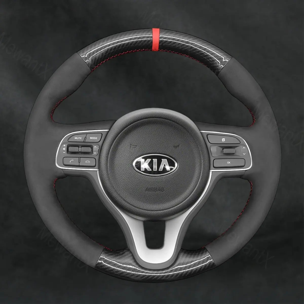 Steering Wheel Cover For Kia Optima 2015 - 2018 - Mewantx