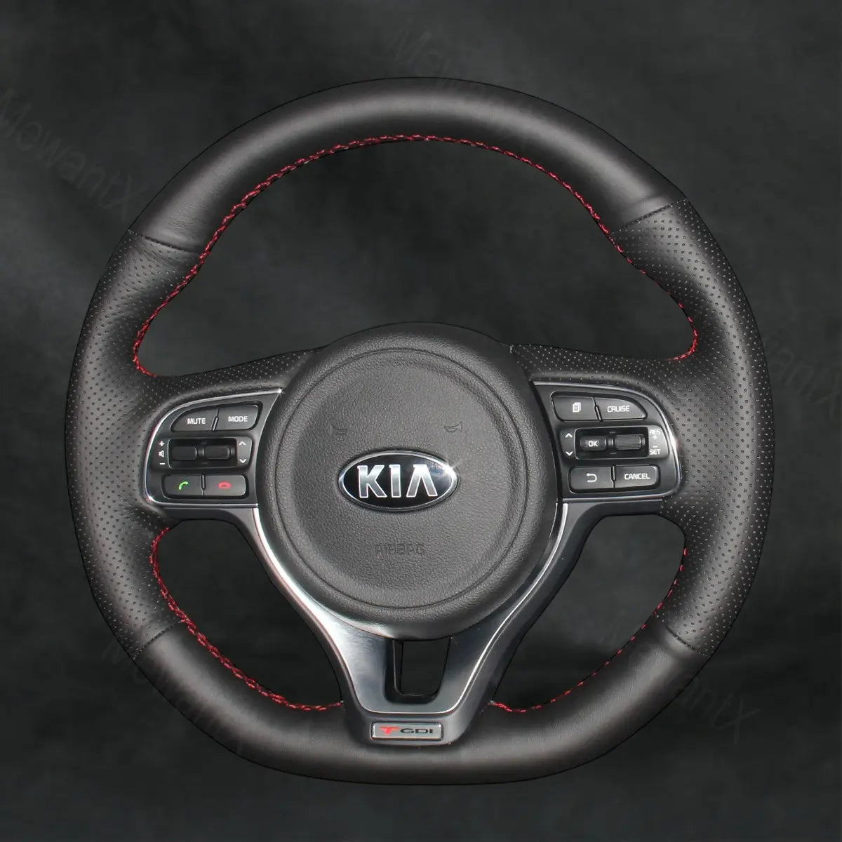 Steering Wheel Cover For Kia Optima 4 GT-Line 2015-2018
