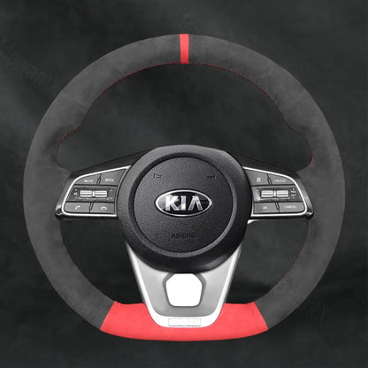 Steering Wheel Cover For Kia Optima 5 GT - Line 2018 - 2020 - Mewantx
