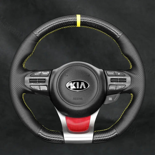 Steering Wheel Cover For Kia Optima Turbo 2014 - 2015 - Mewantx