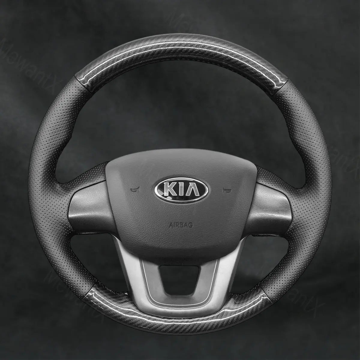 Steering Wheel Cover For Kia Rio Rio5 2012 - 2017 - Mewantx