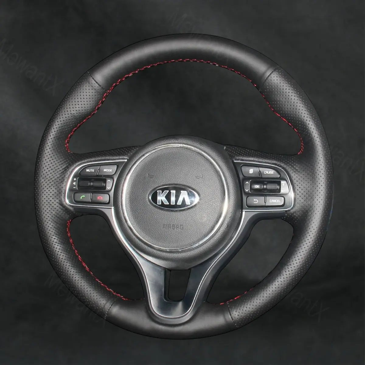 Steering Wheel Cover For Kia Sportage 4 2016 - 2018 - Mewantx