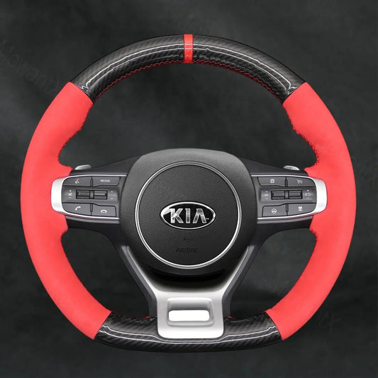 Steering Wheel Cover For Kia Sportage 5 GT - Line 2021 - 2022 - Mewantx
