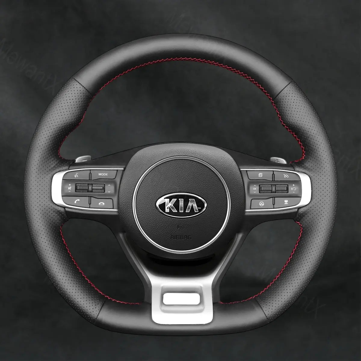 Steering Wheel Cover For Kia Sportage 5 GT - Line 2021 - 2022 - Mewantx