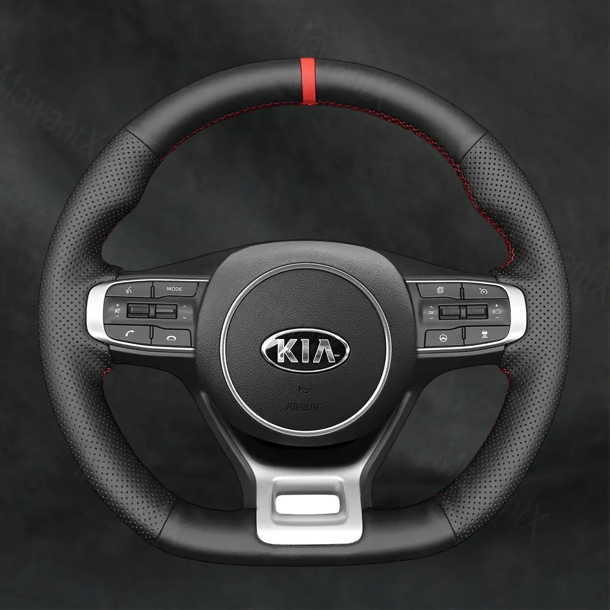 Steering Wheel Cover For Kia Sportage 5 GT - Line 2021 - 2022 - Mewantx