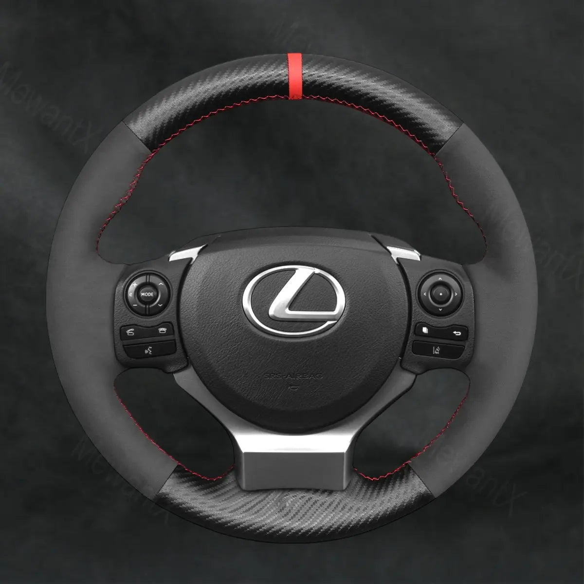 Steering Wheel Cover For Lexus IS300 IS350 IS F - Sport RC 300 350 RC F 2014 - 2025 - Mewantx