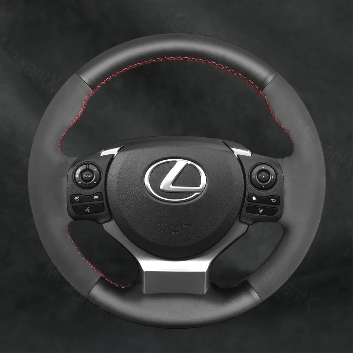 Steering Wheel Cover For Lexus IS300 IS350 IS F - Sport RC 300 350 RC F 2014 - 2025 - Mewantx