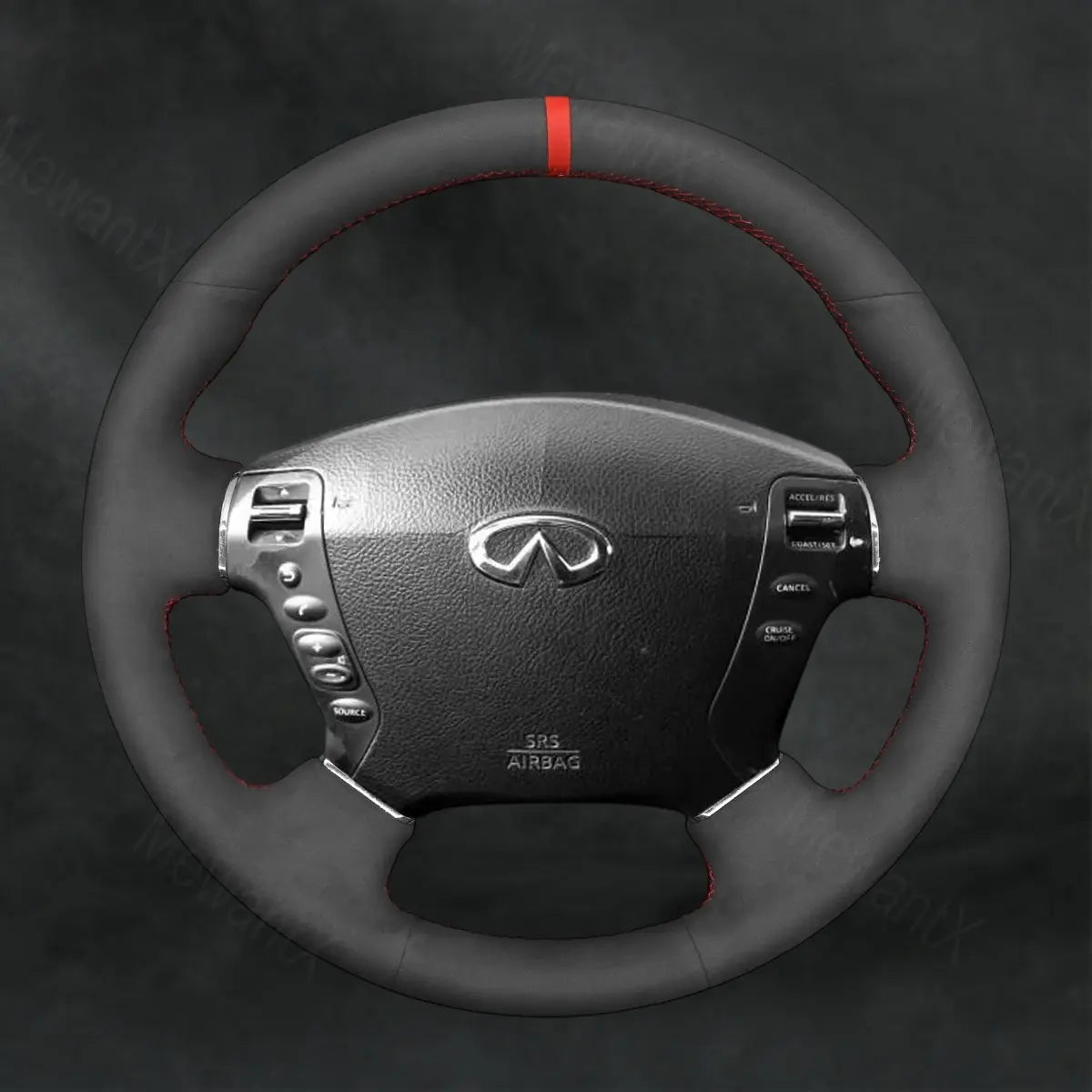 Steering Wheel Cover For Nissan Fuga Cima 2002 - 2008 - Mewantx
