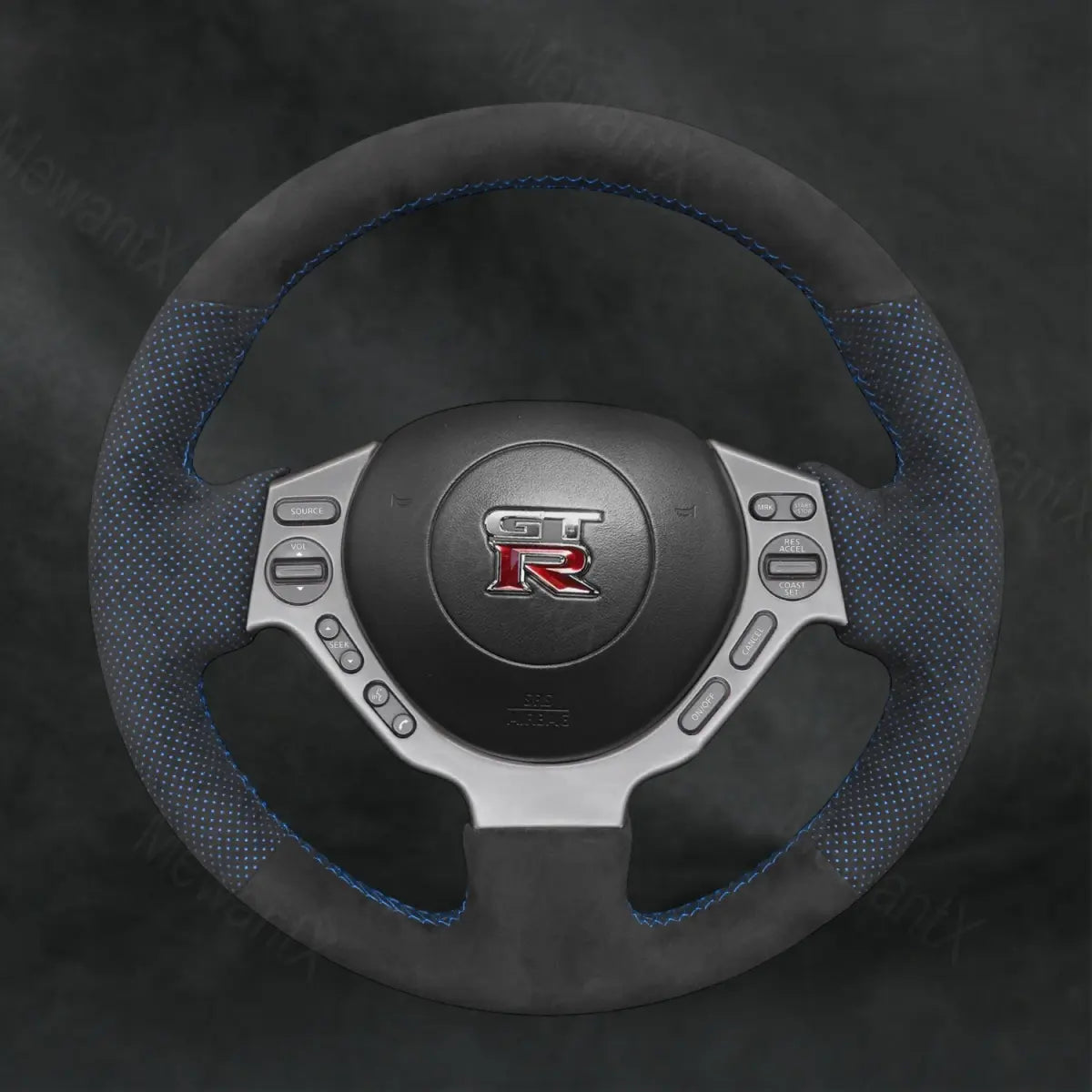 Steering Wheel Cover For Nissan GTR GT - R Nismo 2008 - 2016 - Mewantx